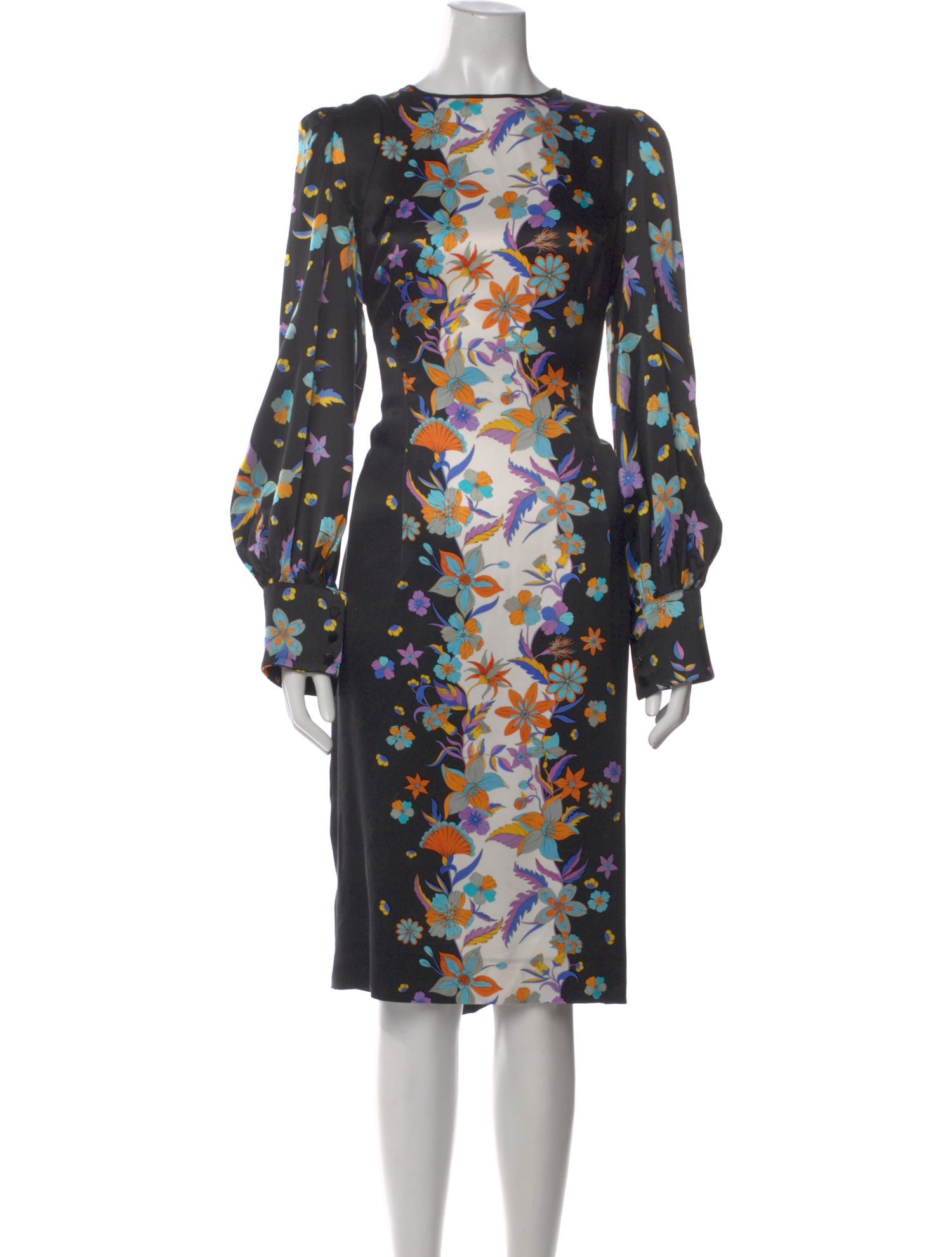 Andrew Gn Silk Knee-Length Dress