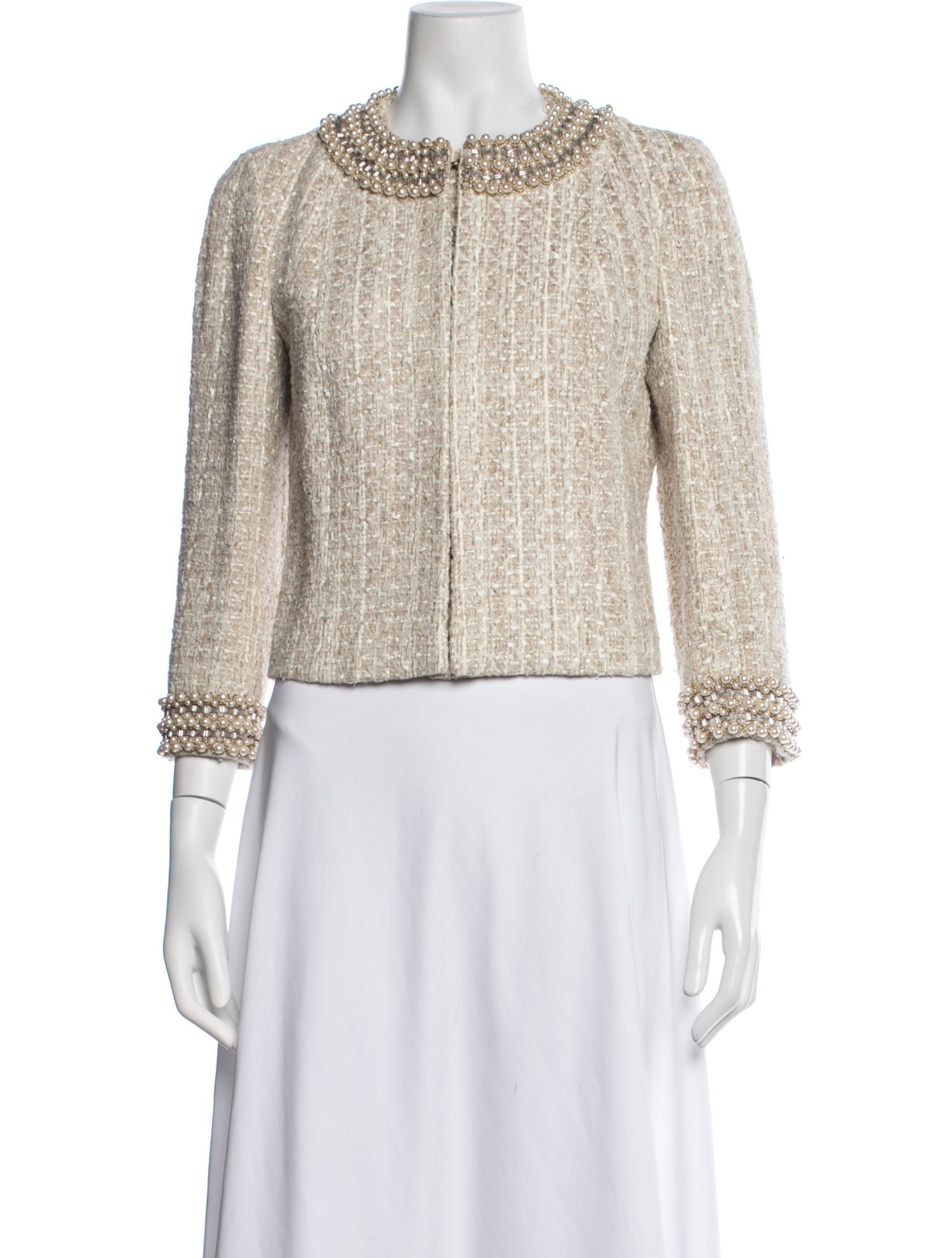 Andrew Gn Tweed Pattern Jacket