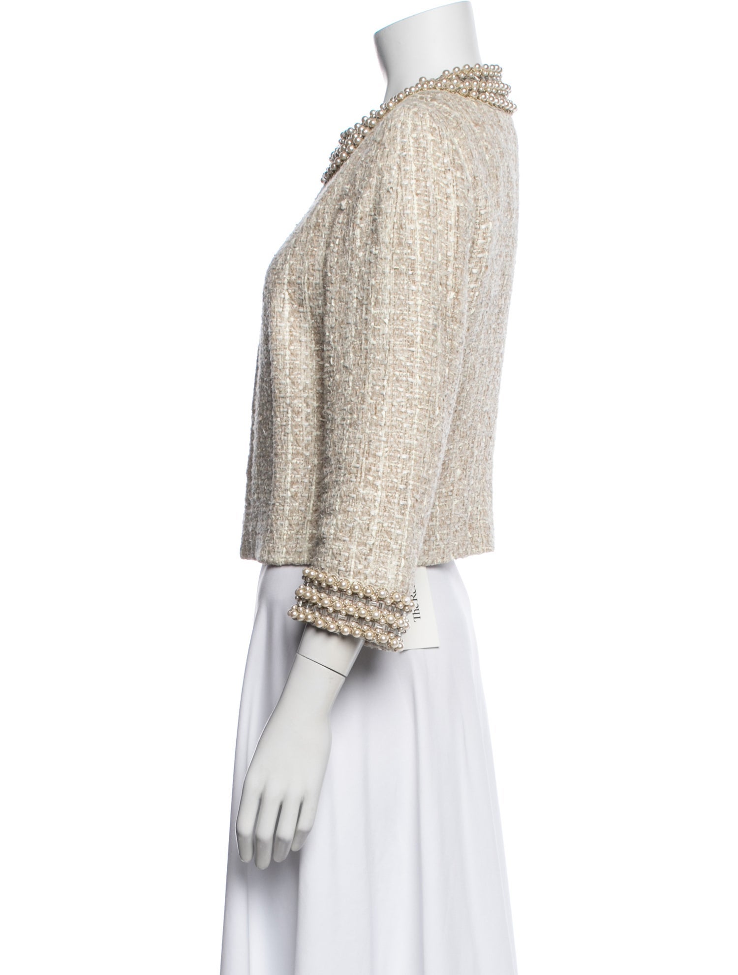 Andrew Gn Tweed Pattern Jacket