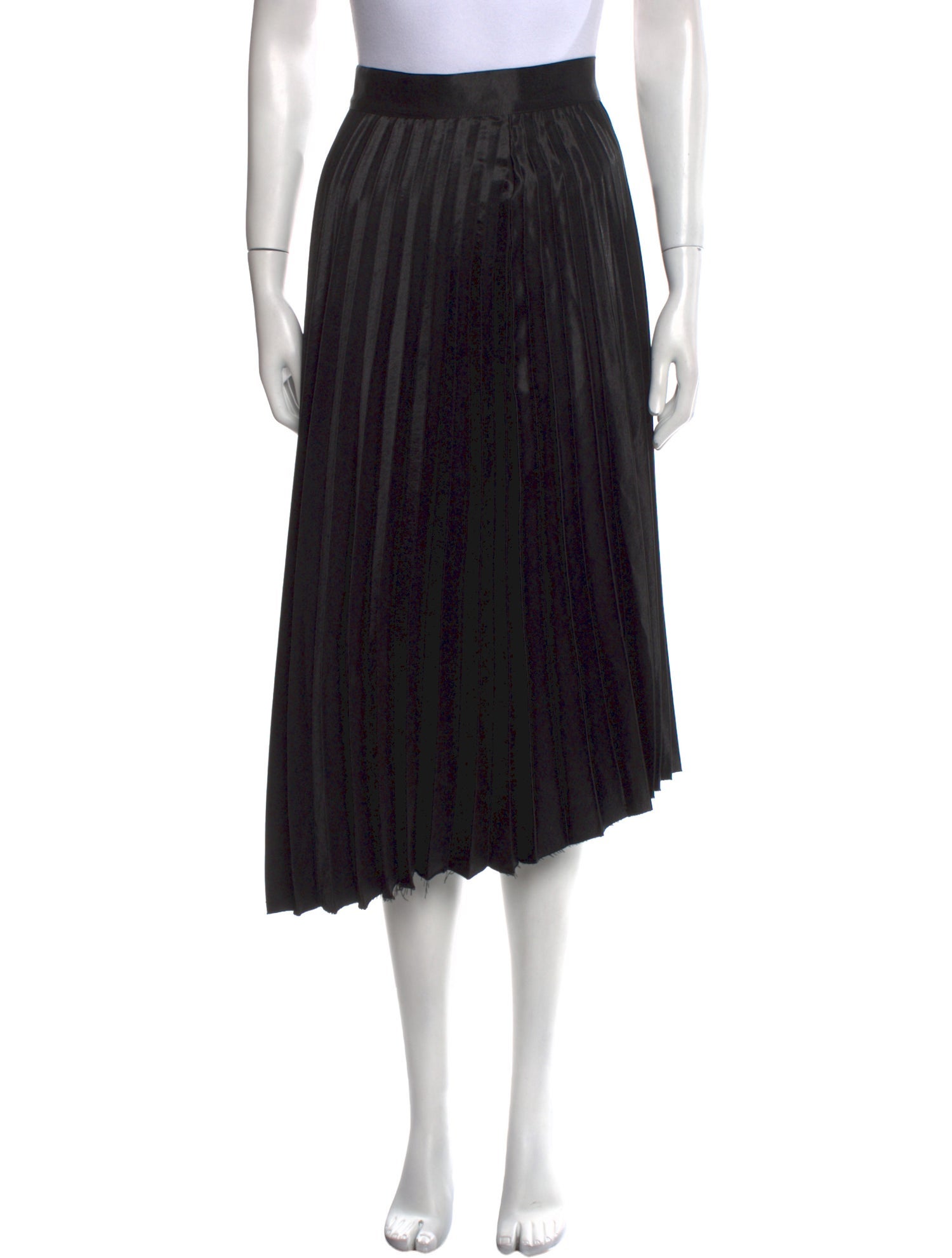 Andersson Bell Pleated Accents Midi Length Skirt