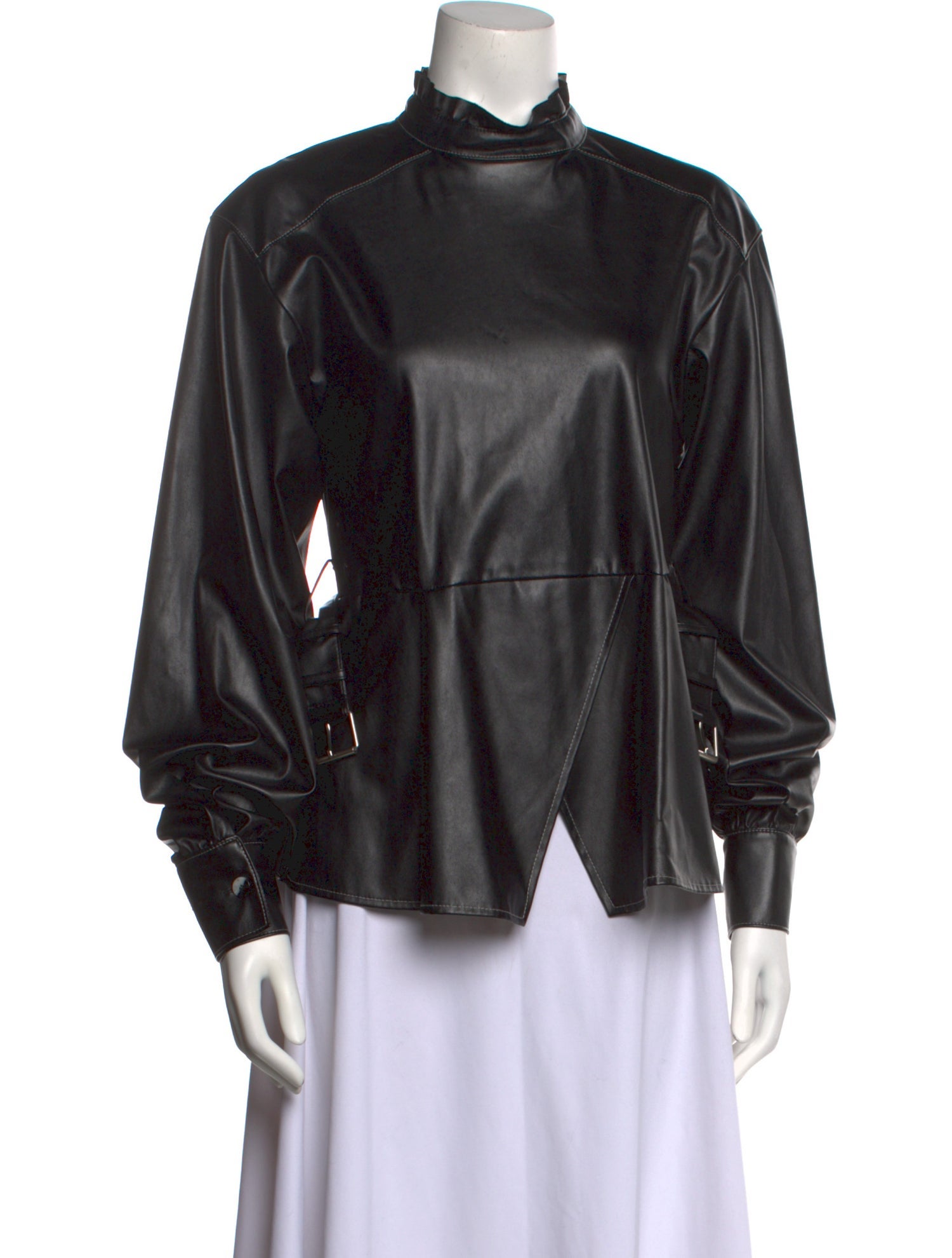 Andersson Bell Mock Neck Long Sleeve Blouse