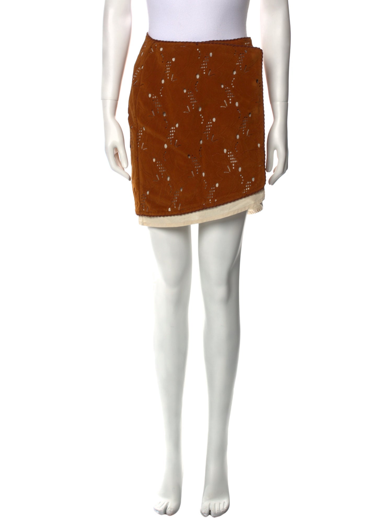 Andersson Bell Lasercut Accents Mini Skirt