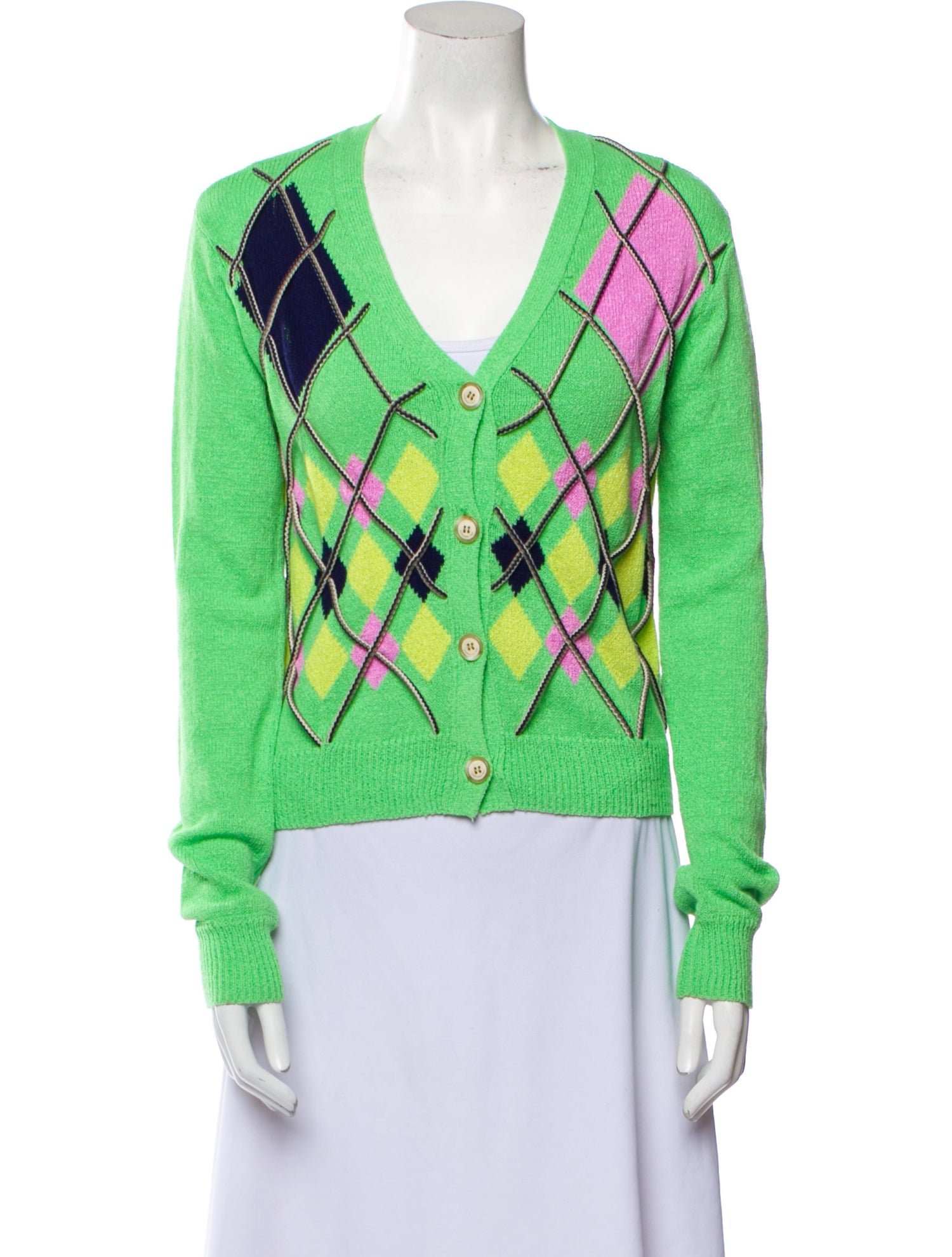 Andersson Bell Printed V-Neck Sweatshirt