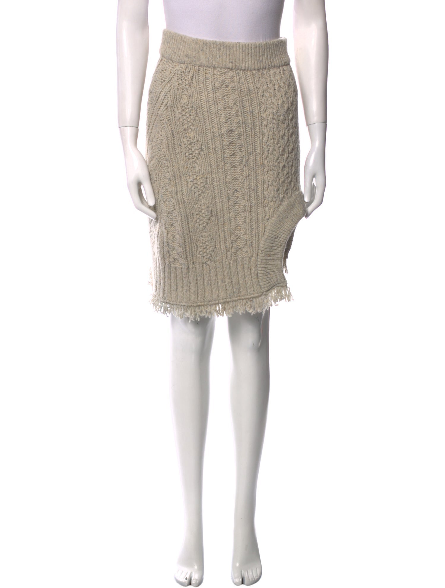 Andersson Bell Wool Knee-Length Skirt