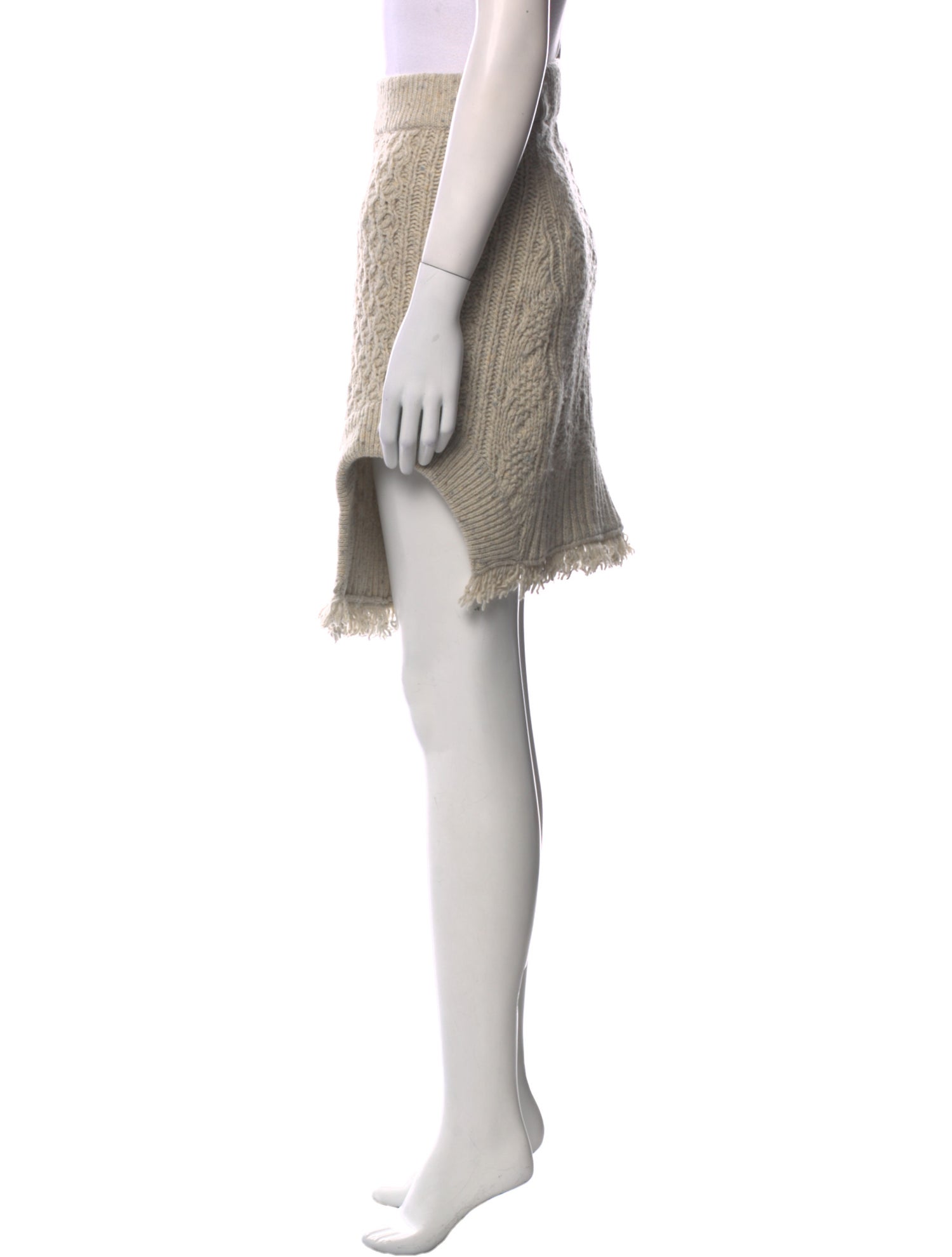 Andersson Bell Wool Knee-Length Skirt