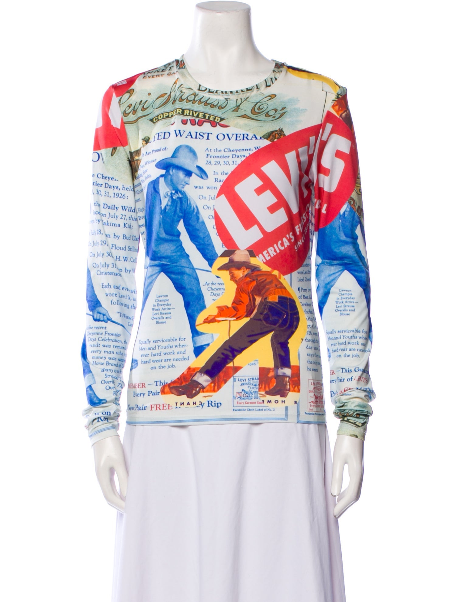 Andersson Bell Graphic Print Scoop Neck Sweatshirt