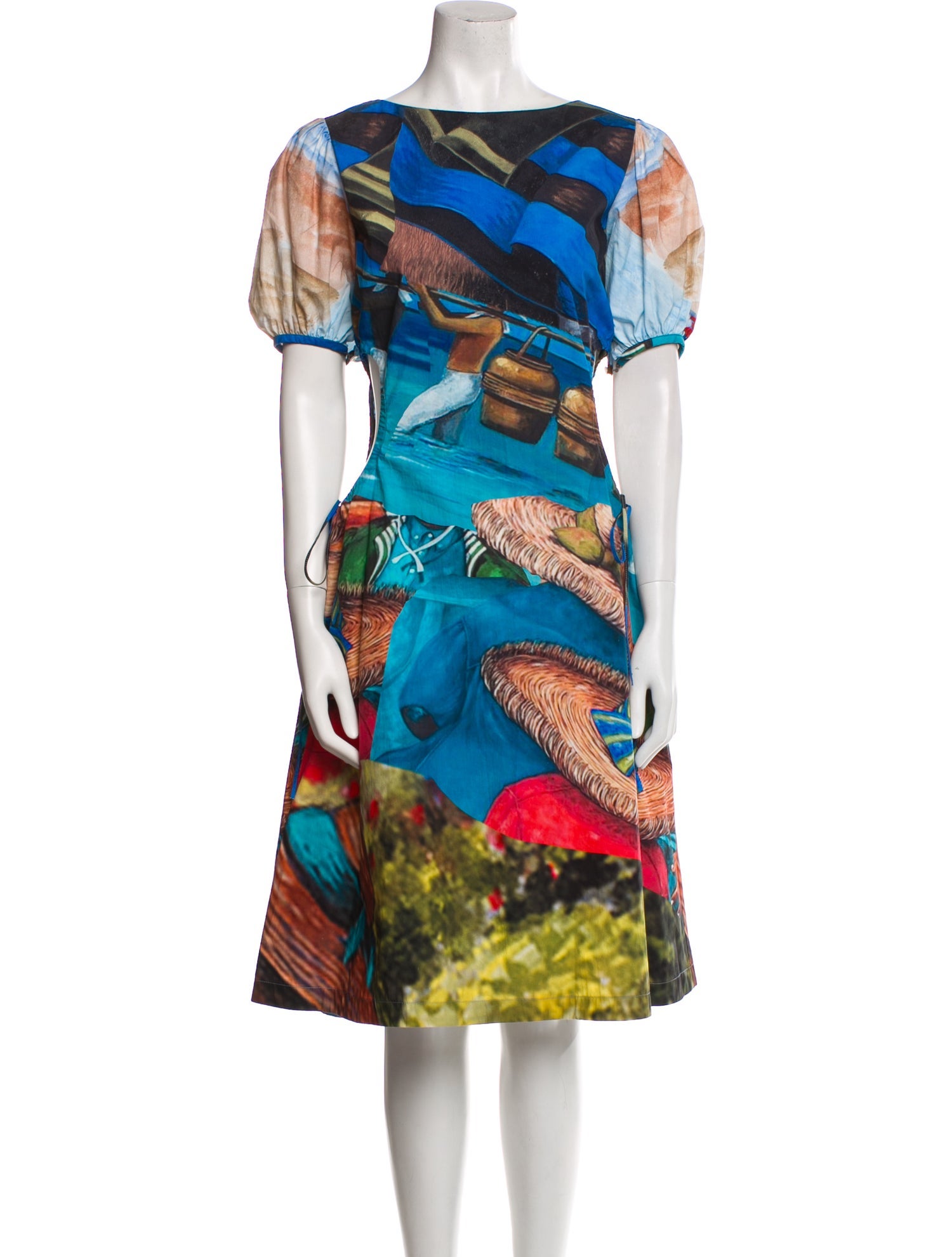 Andersson Bell Printed Midi Length Dress