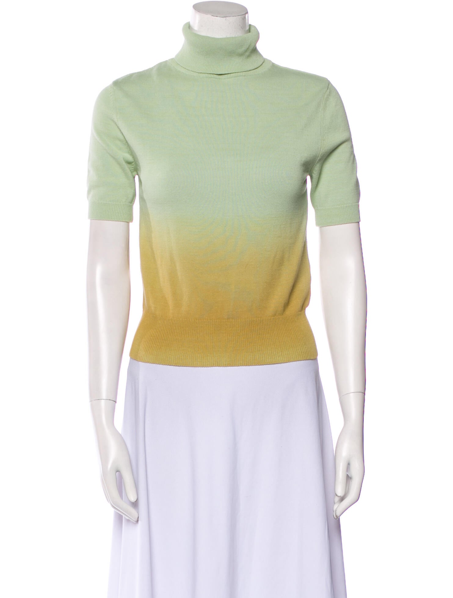 Andersson Bell Colorblock Pattern Turtleneck Sweater
