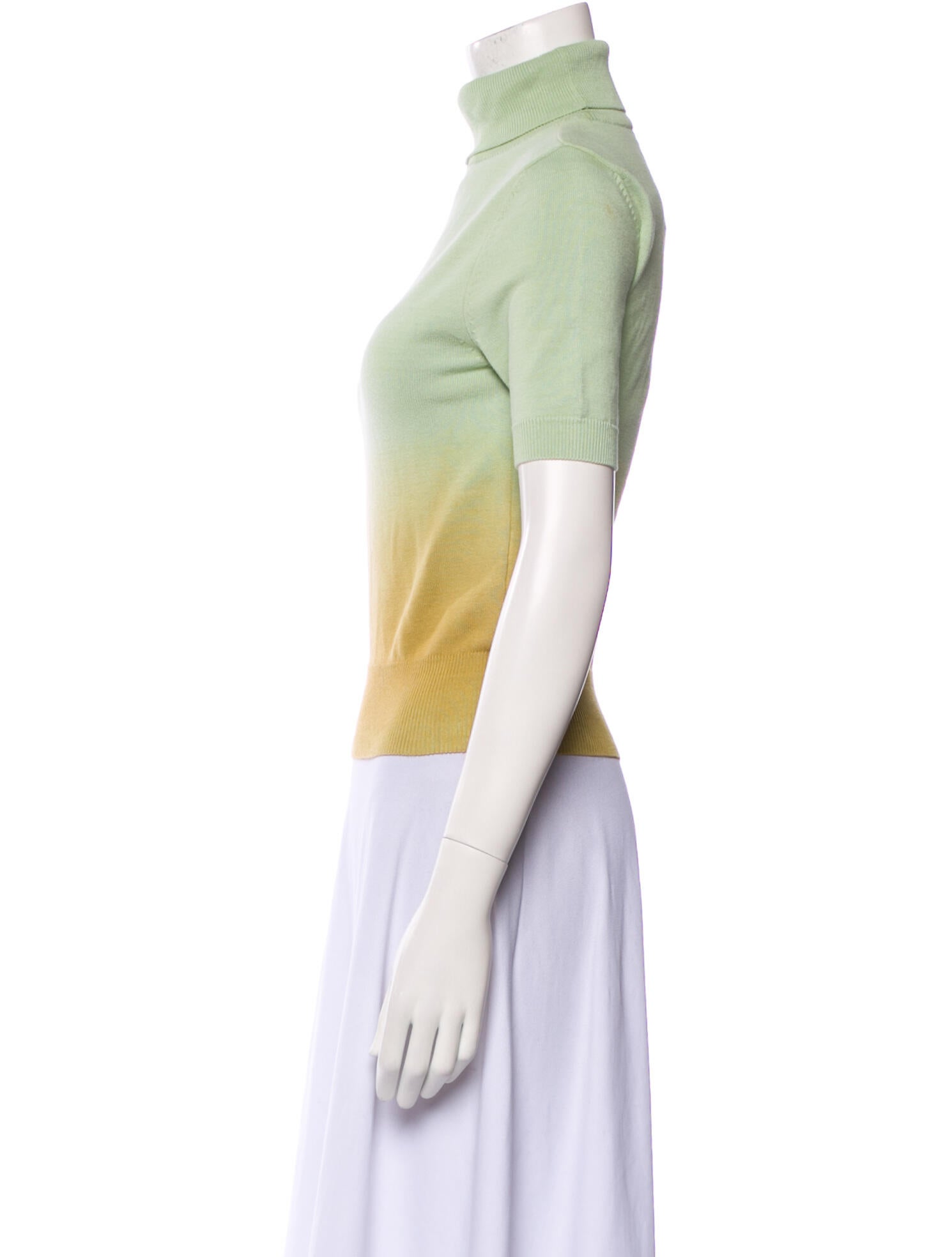 Andersson Bell Colorblock Pattern Turtleneck Sweater