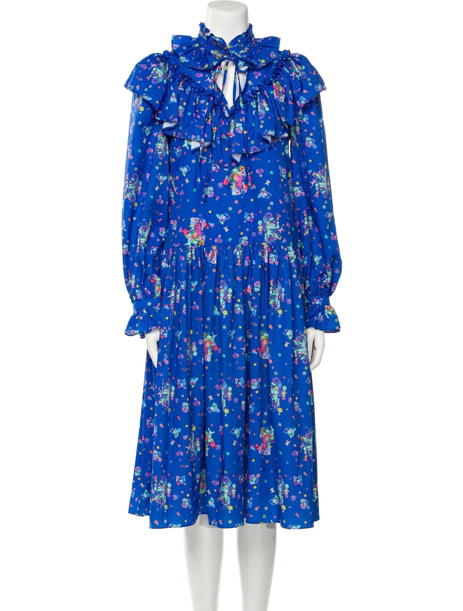 Andersson Bell Floral Print Midi Length Dress w/ Tags