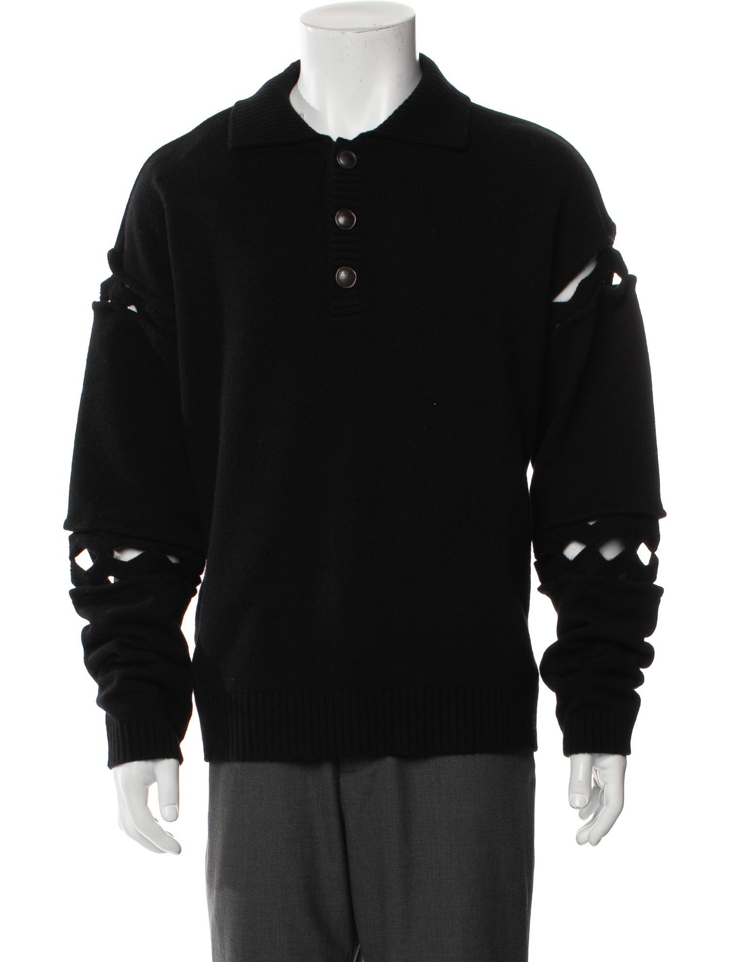 Andersson Bell Crew Neck Long Sleeve Polo Sweater