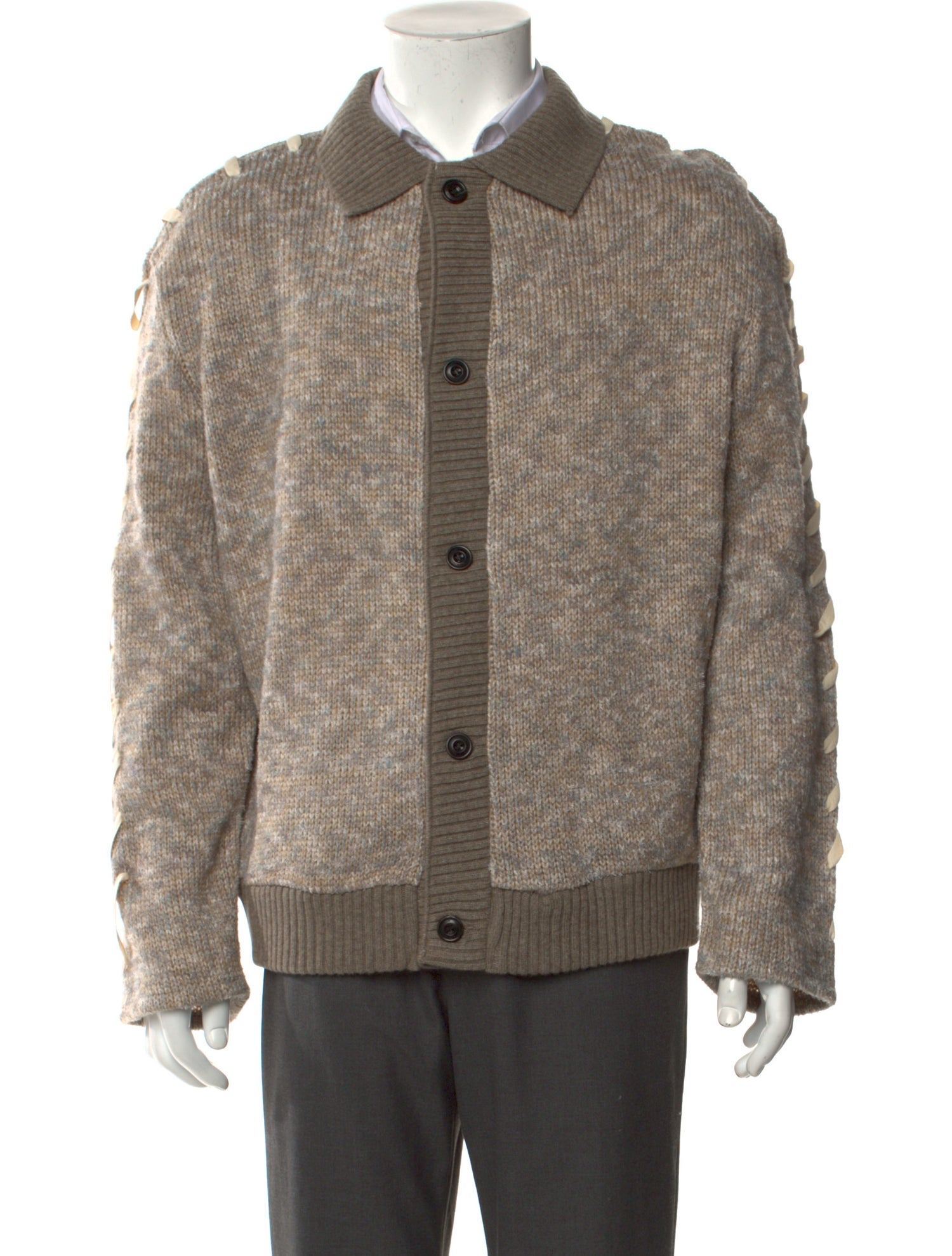 Andersson Bell Printed Mock Neck Cardigan w/ Tags