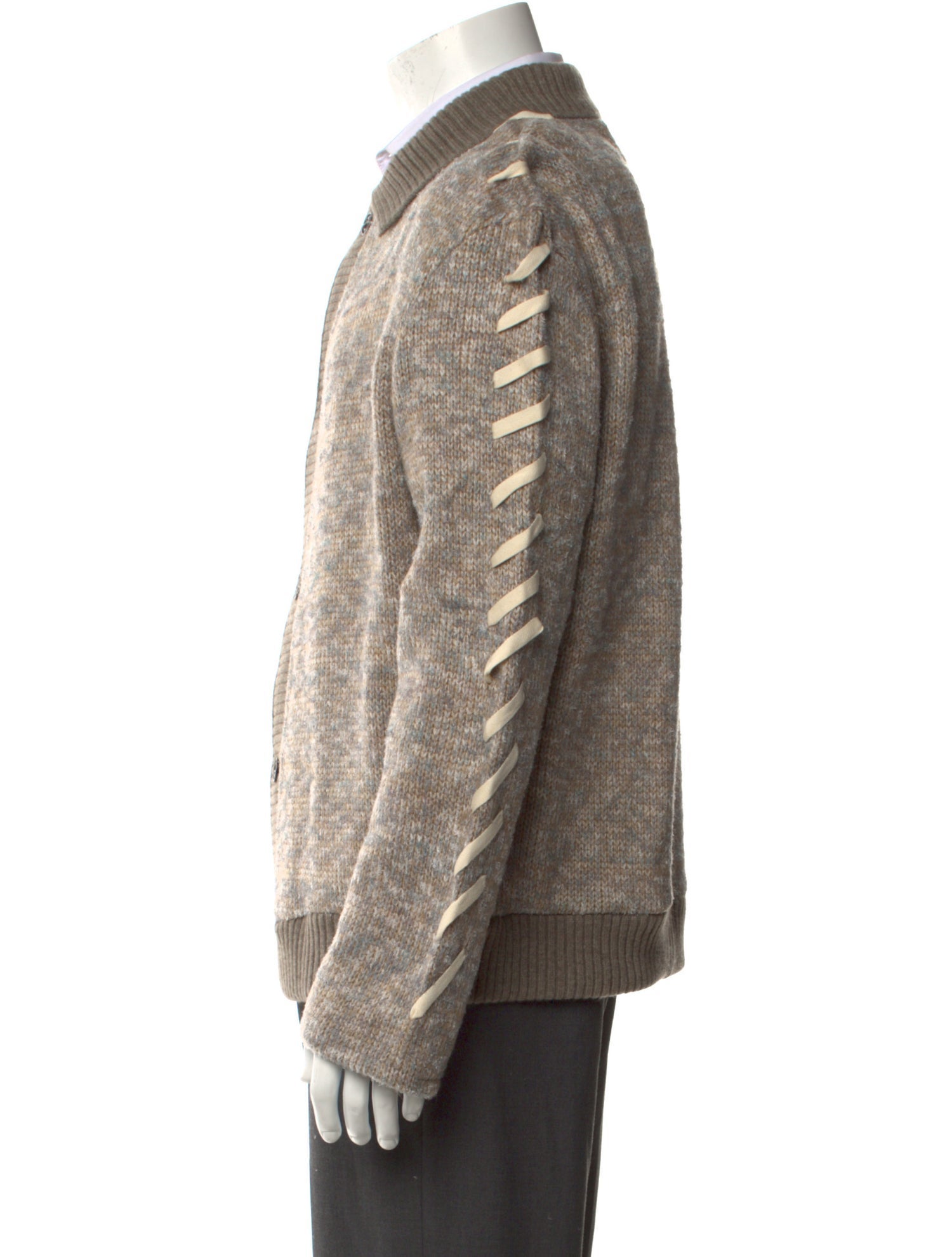 Andersson Bell Printed Mock Neck Cardigan w/ Tags