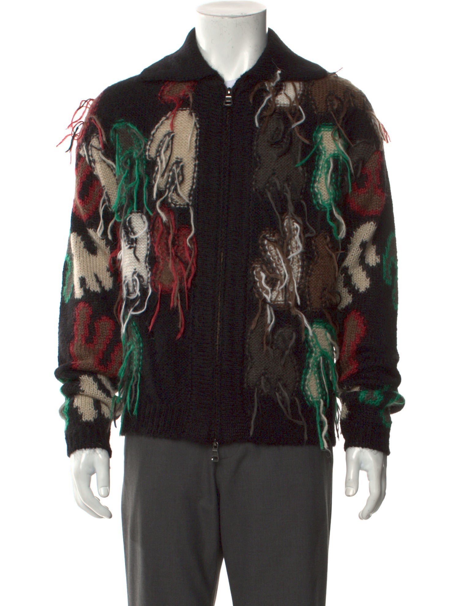 Andersson Bell Printed Mock Neck Polo Sweater w/ Tags