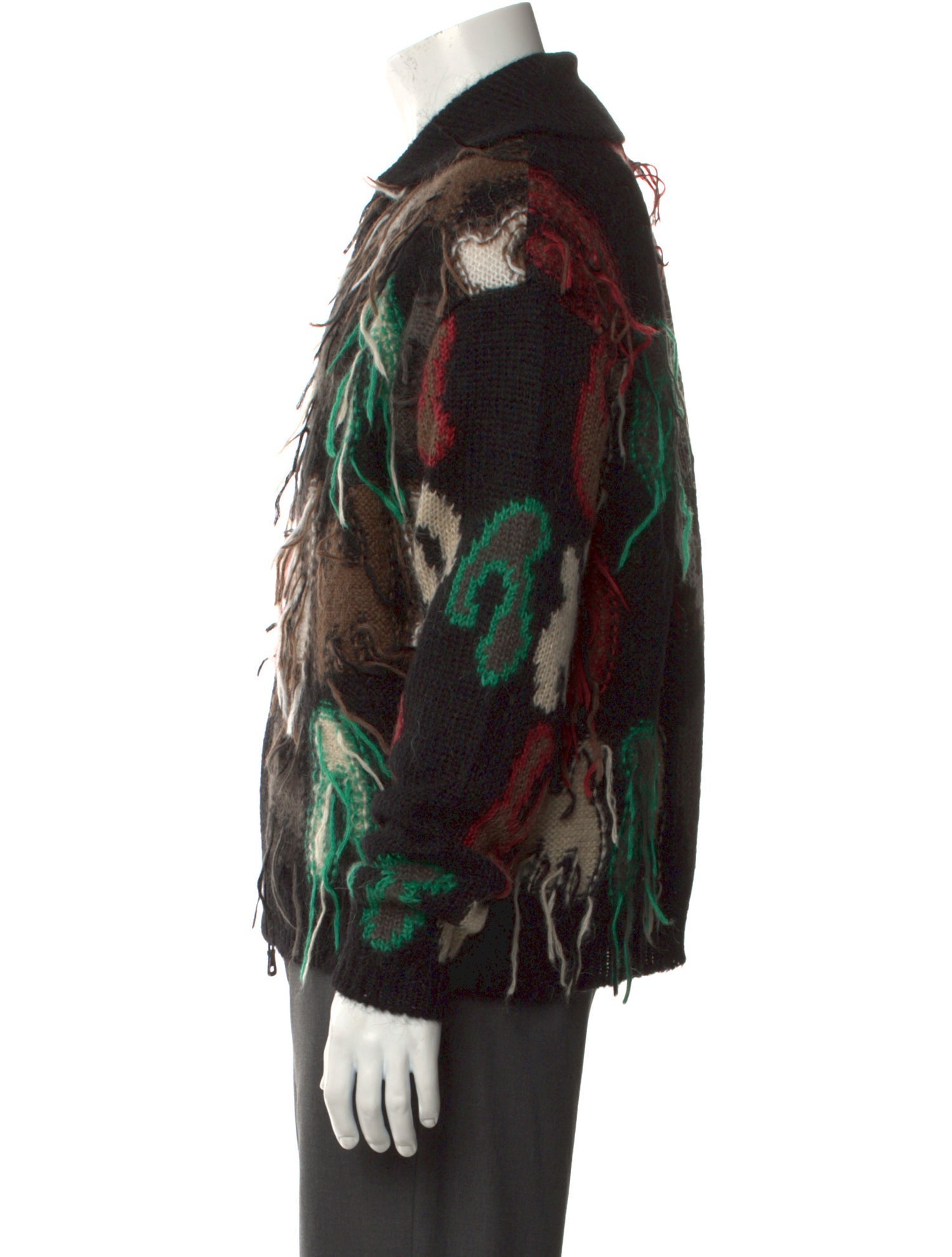 Andersson Bell Printed Mock Neck Polo Sweater w/ Tags