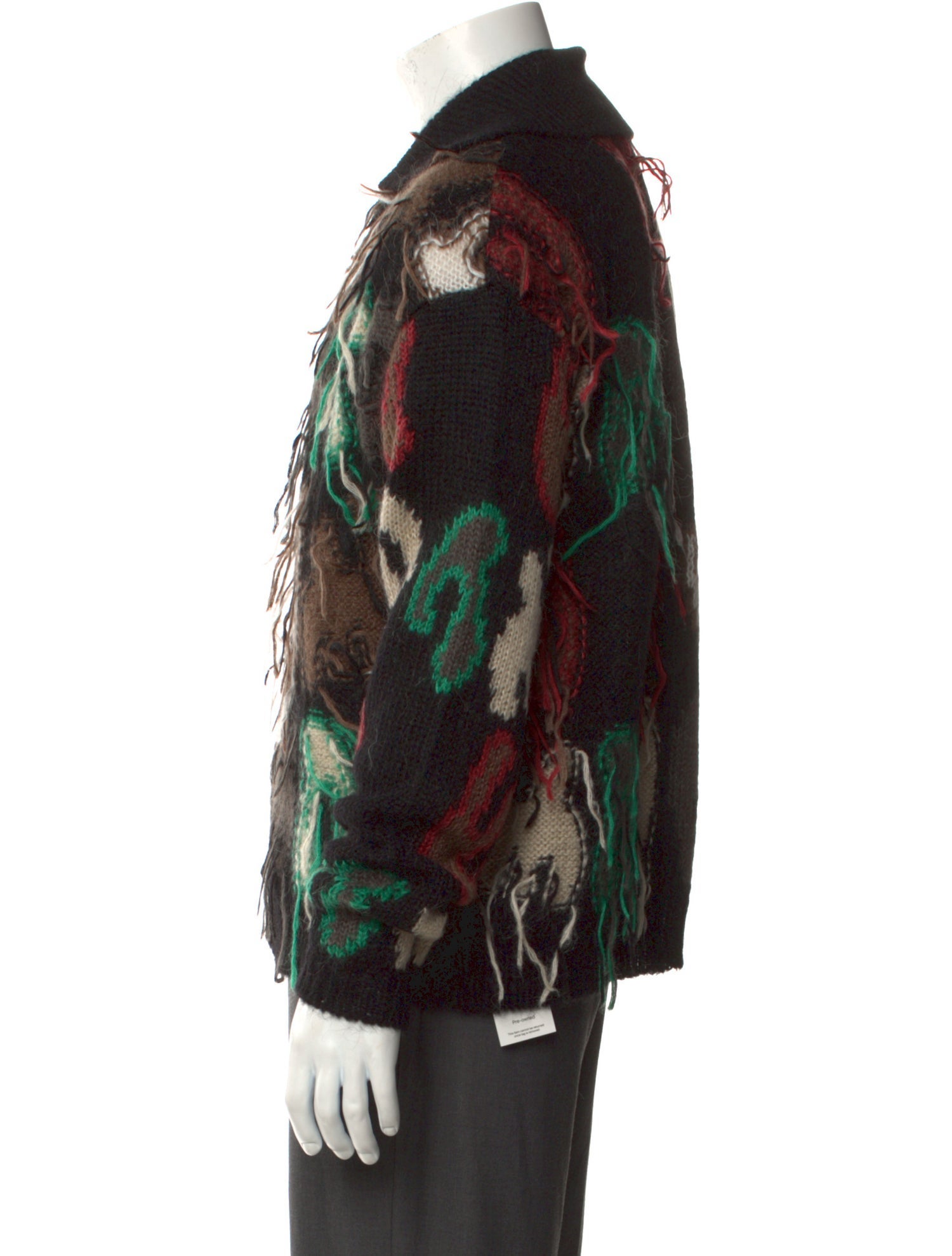 Andersson Bell Printed Mock Neck Polo Sweater w/ Tags