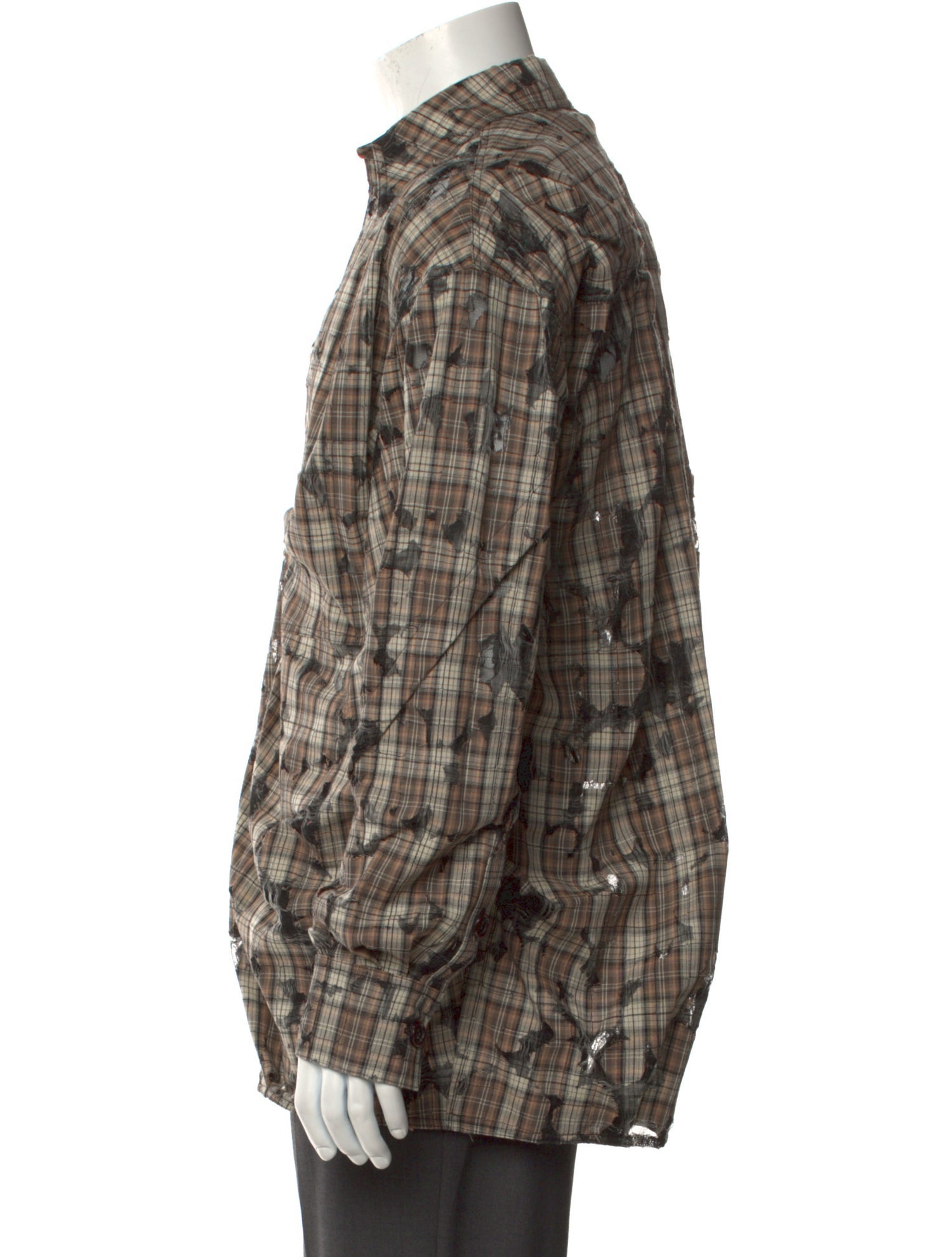 Andersson Bell Plaid Print Long Sleeve Shirt w/ Tags