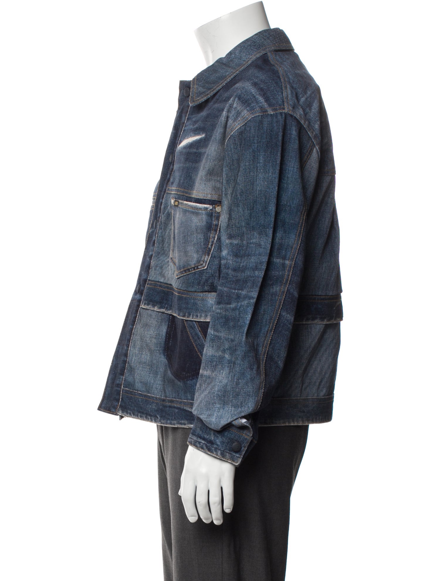Andersson Bell Printed Denim Jacket