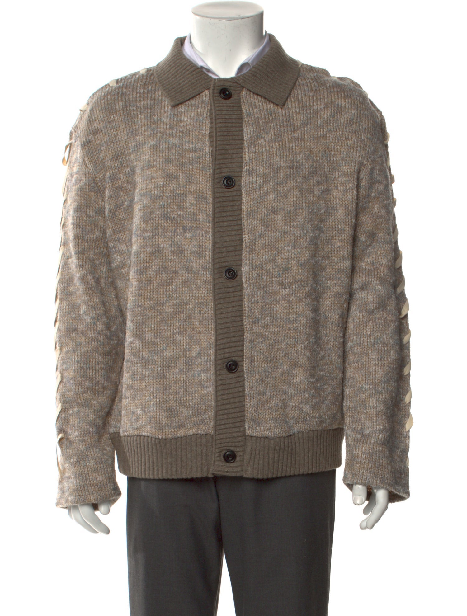 Andersson Bell Printed Mock Neck Cardigan w/ Tags