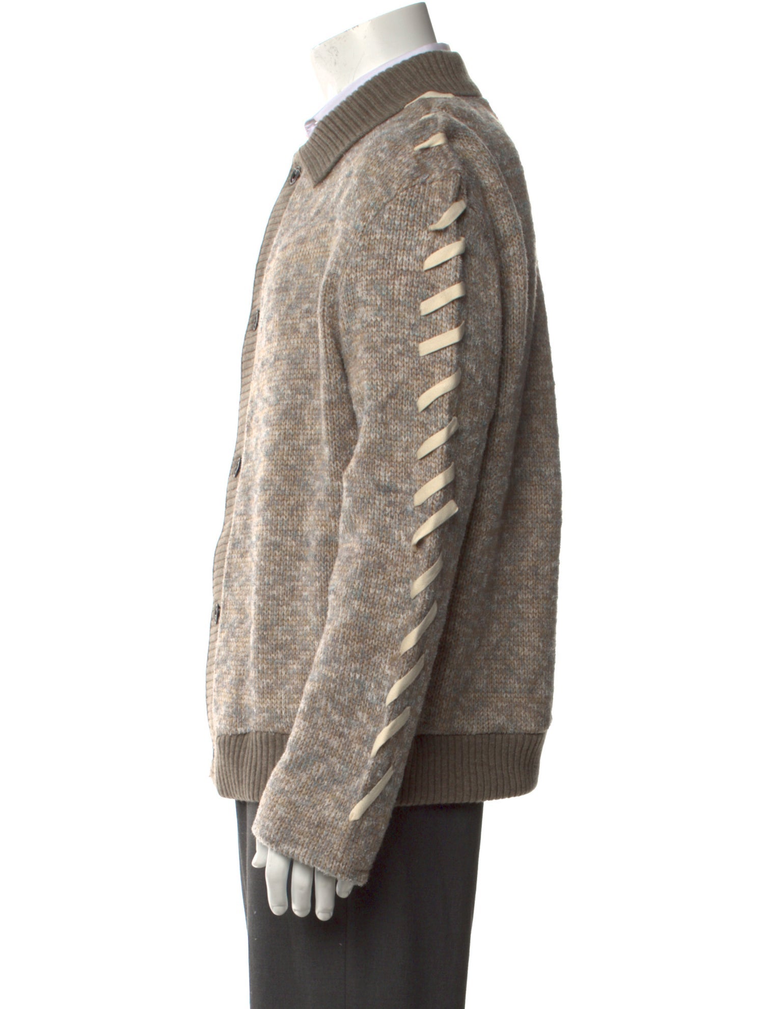 Andersson Bell Printed Mock Neck Cardigan w/ Tags