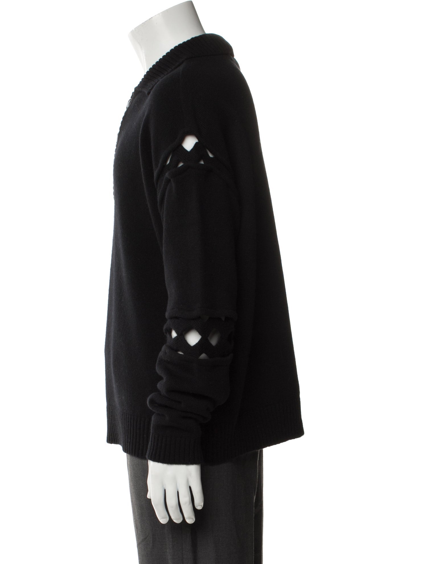 Andersson Bell Collar Long Sleeve Polo Sweater