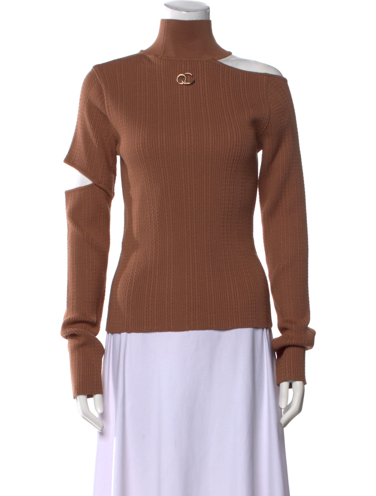 Andersson Bell Mock Neck Long Sleeve Top