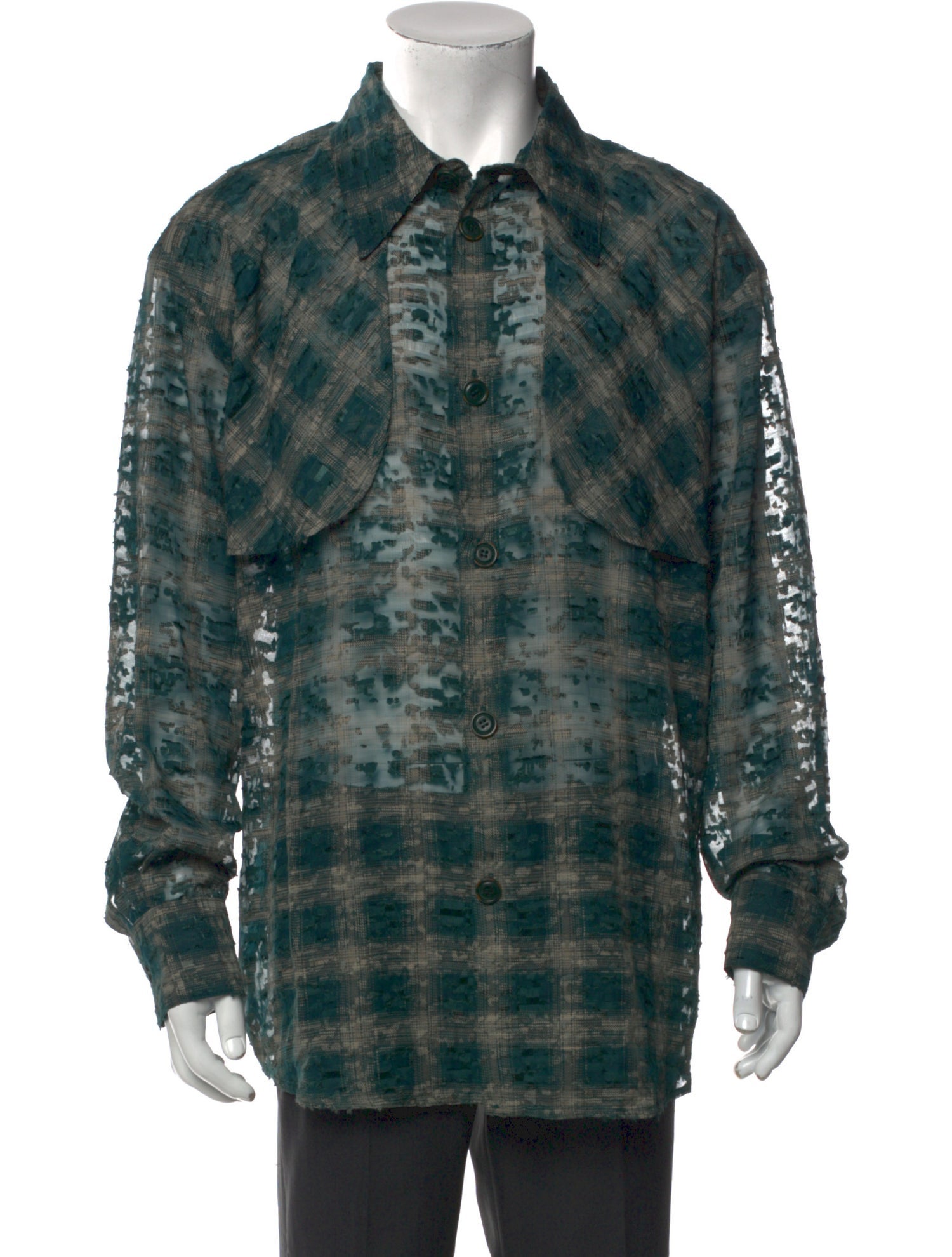 Andersson Bell Plaid Print Long Sleeve Shirt w/ Tags