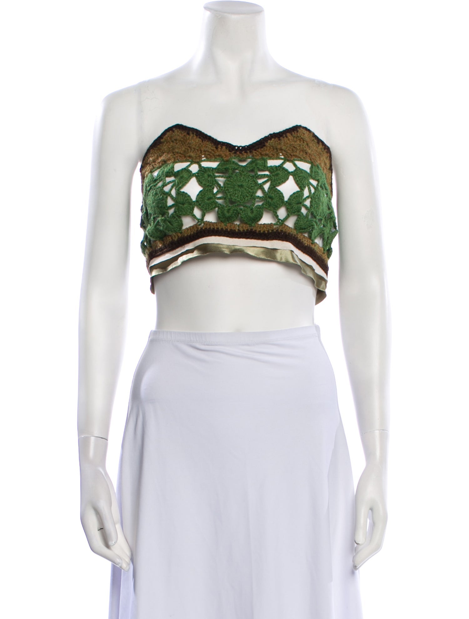 Andersson Bell Wool Patterned Crop Top w/ Tags