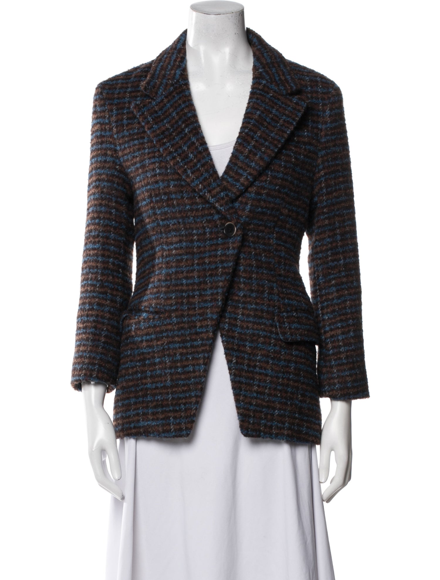 Andersson Bell Wool Tweed Pattern Blazer
