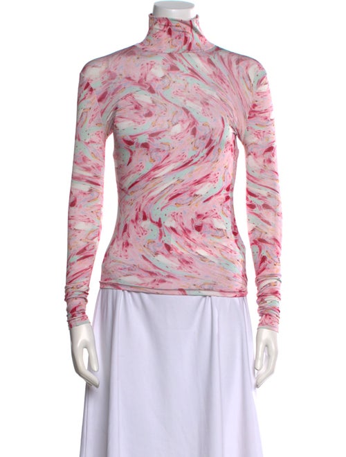 Andersson Bell Printed Turtleneck Sweatshirt