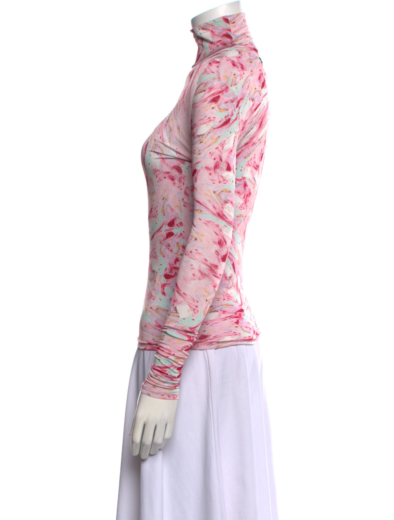 Andersson Bell Printed Turtleneck Sweatshirt