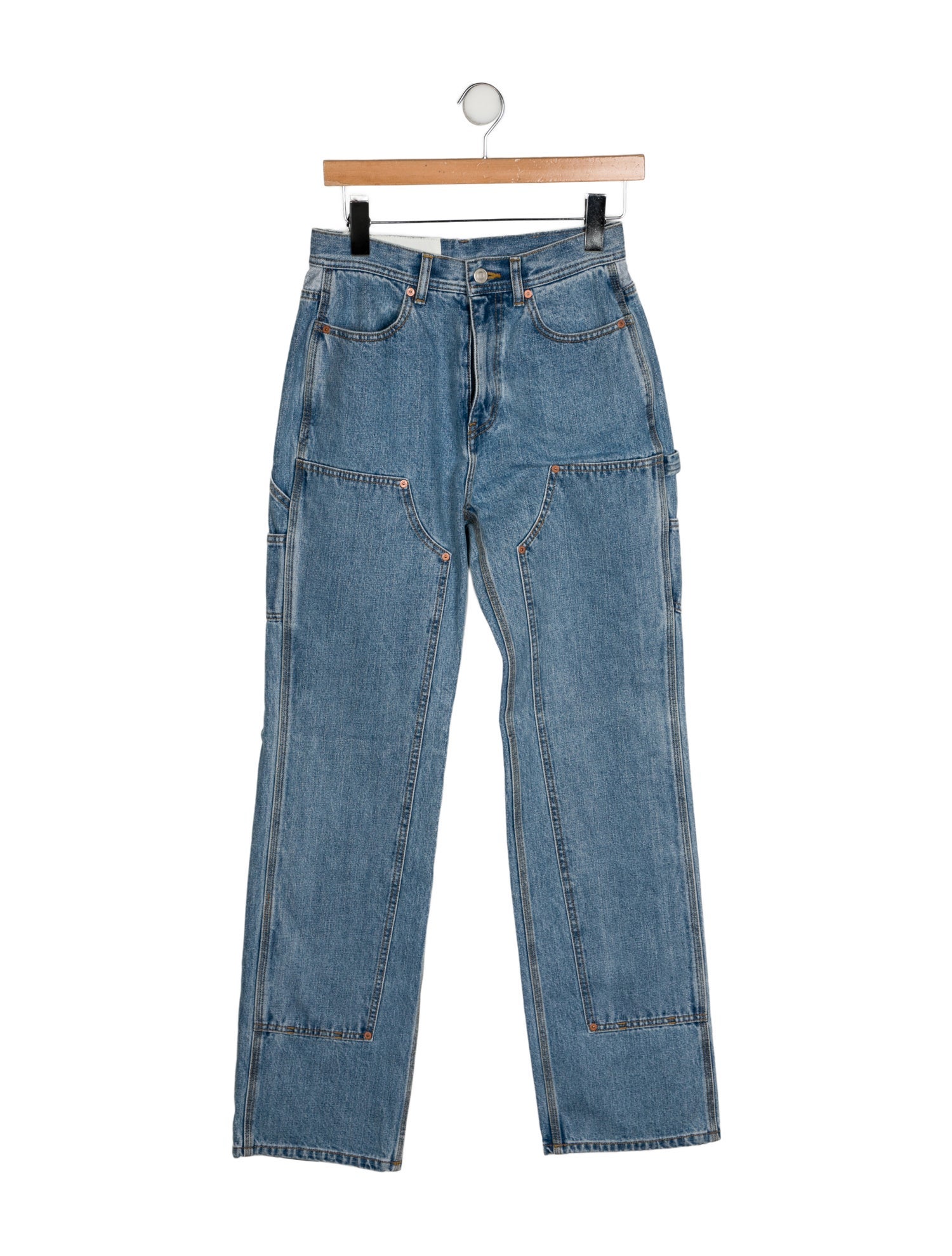Andersson Bell Mid-Rise Wide Leg Jeans