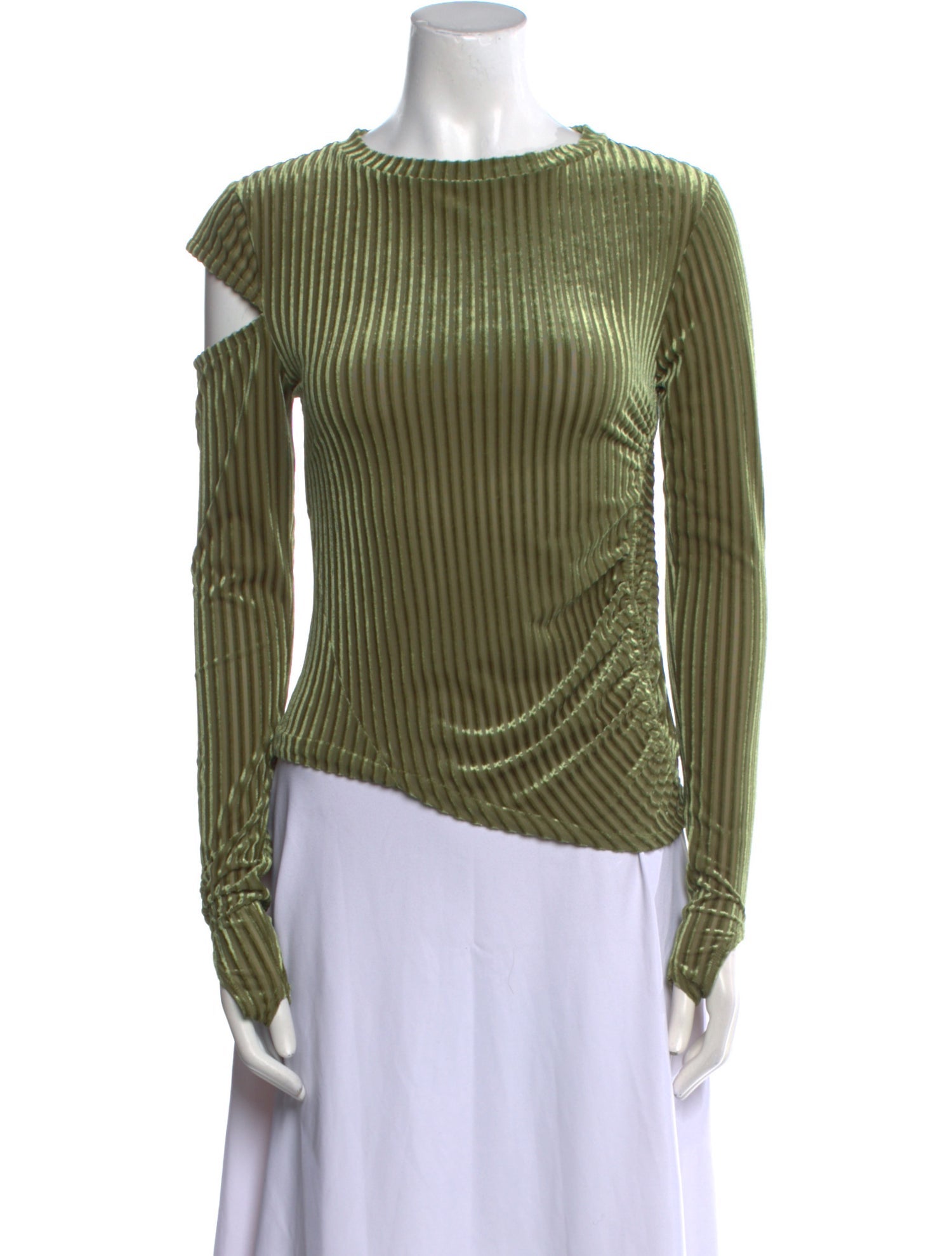 Andersson Bell Striped Scoop Neck Blouse