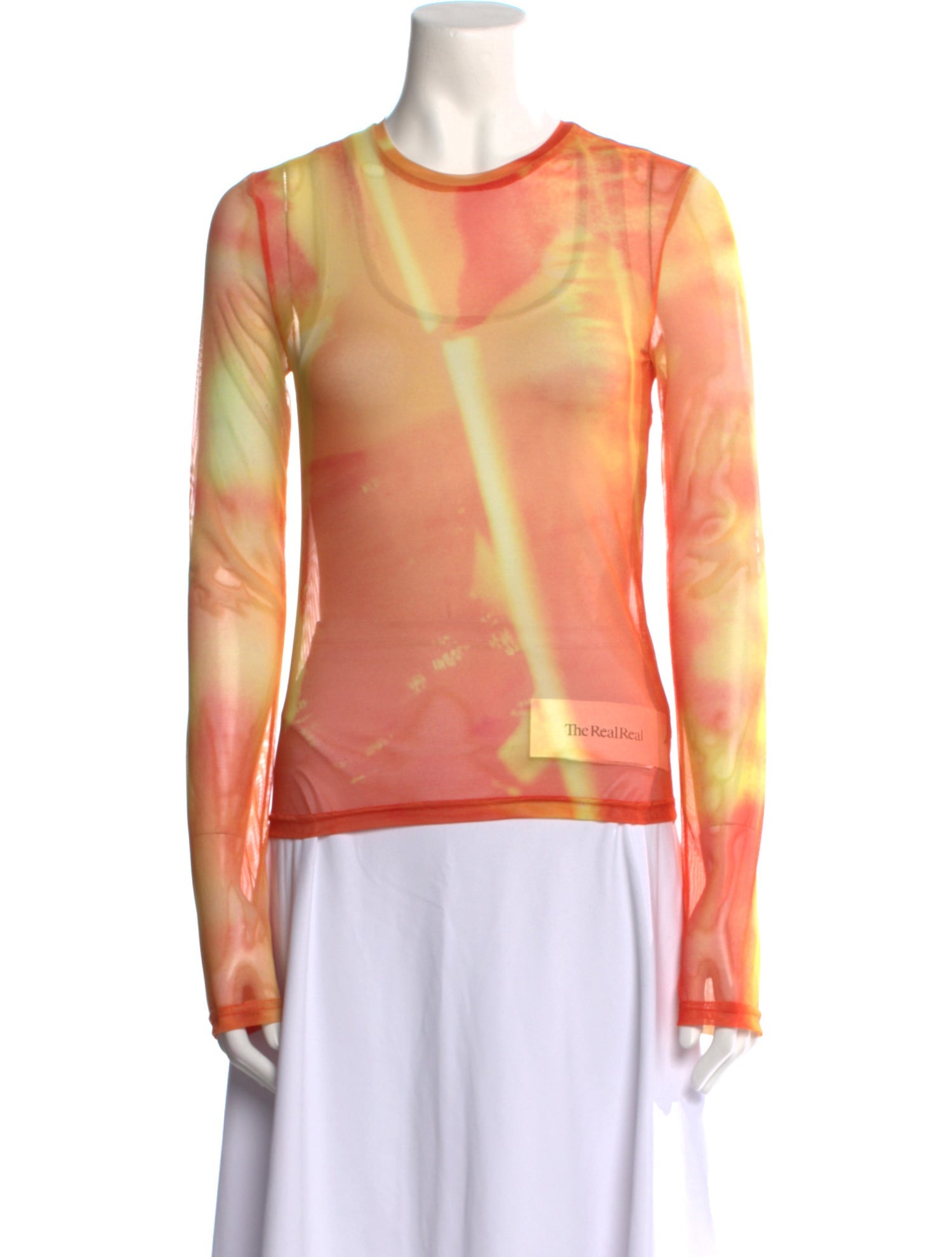 Andersson Bell Tie-Dye Print Crew Neck Top