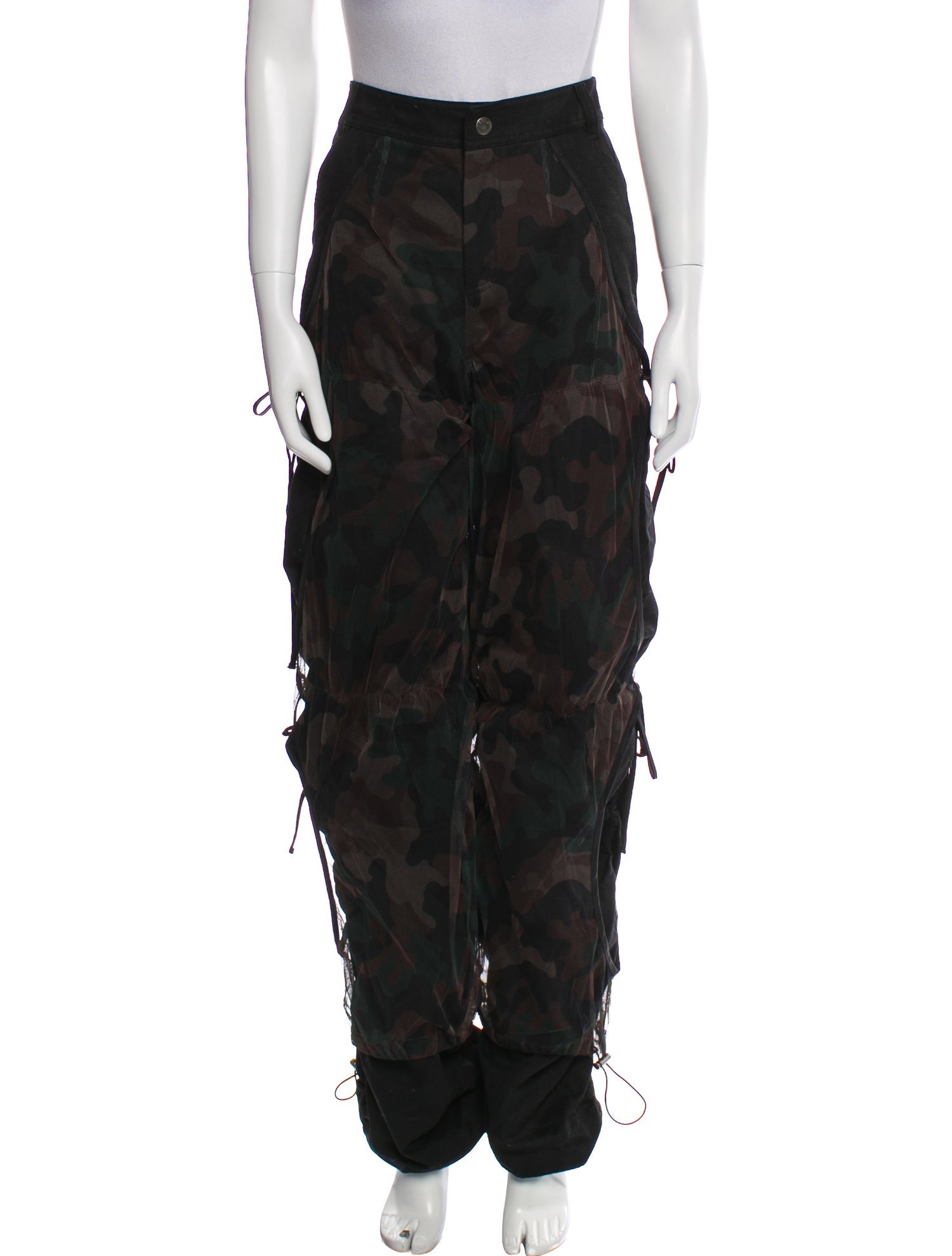 Andersson Bell Camouflage Print Wide Leg Pants