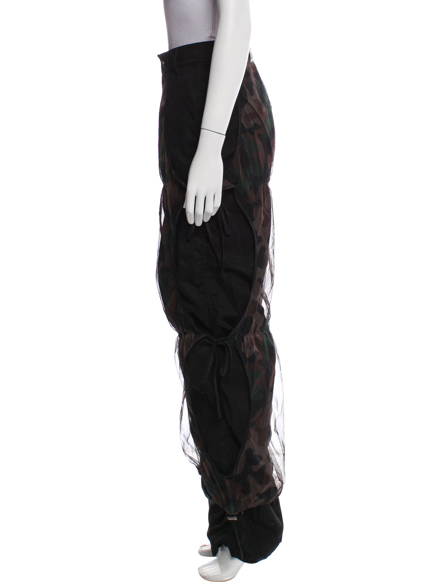 Andersson Bell Camouflage Print Wide Leg Pants