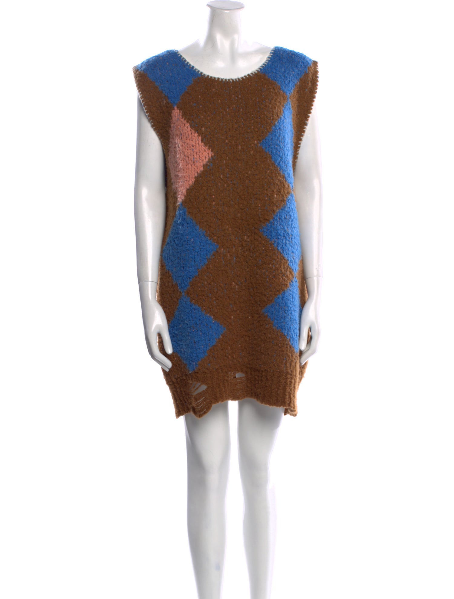 Andersson Bell Printed V-Neck Sweater