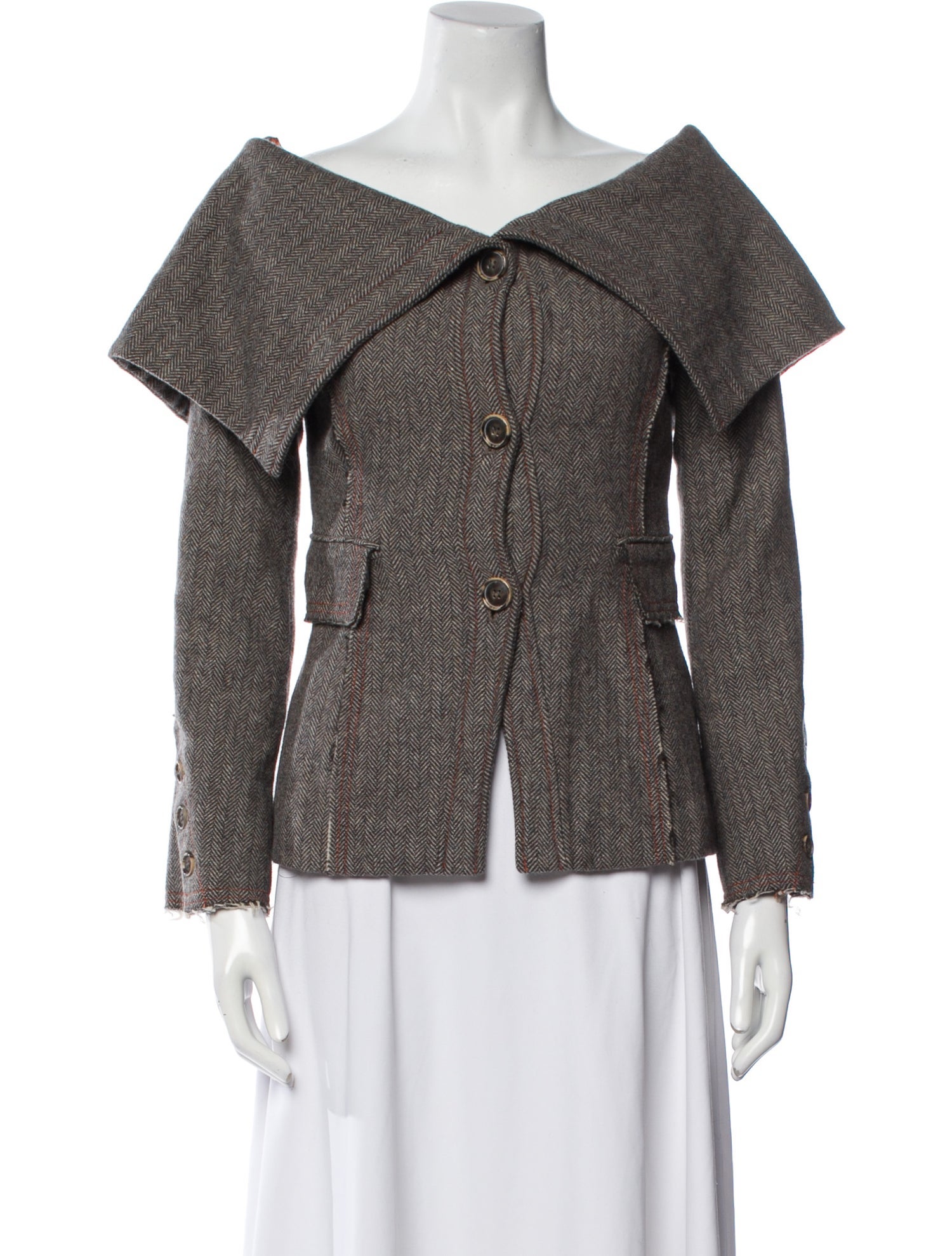 Andersson Bell Wool Printed Evening Jacket