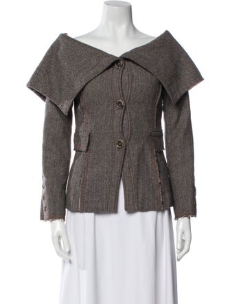 Andersson Bell Wool Printed Evening Jacket