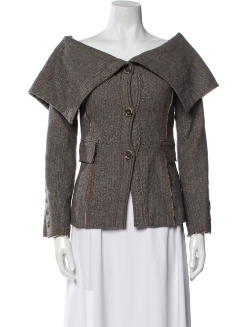 Andersson Bell Wool Printed Evening Jacket