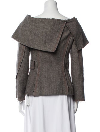 Andersson Bell Wool Printed Evening Jacket