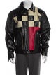Andersson Bell Checkerboard Patchwork Biker Leather Moto Jacket
