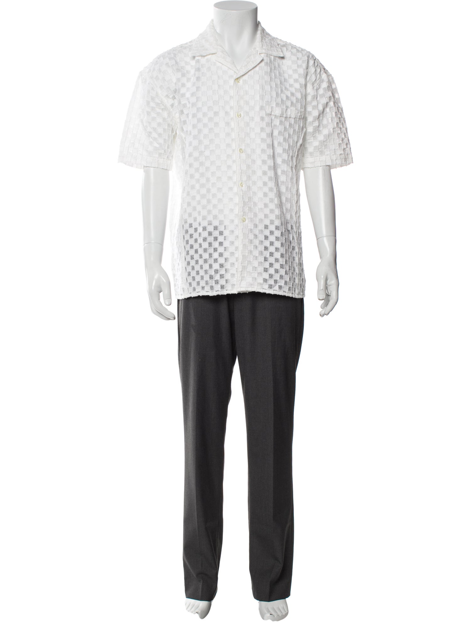 Andersson Bell Plaid Print Short Sleeve Shirt