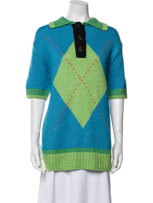 Andersson Bell Printed Mock Neck Tunic