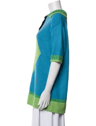 Andersson Bell Printed Mock Neck Tunic