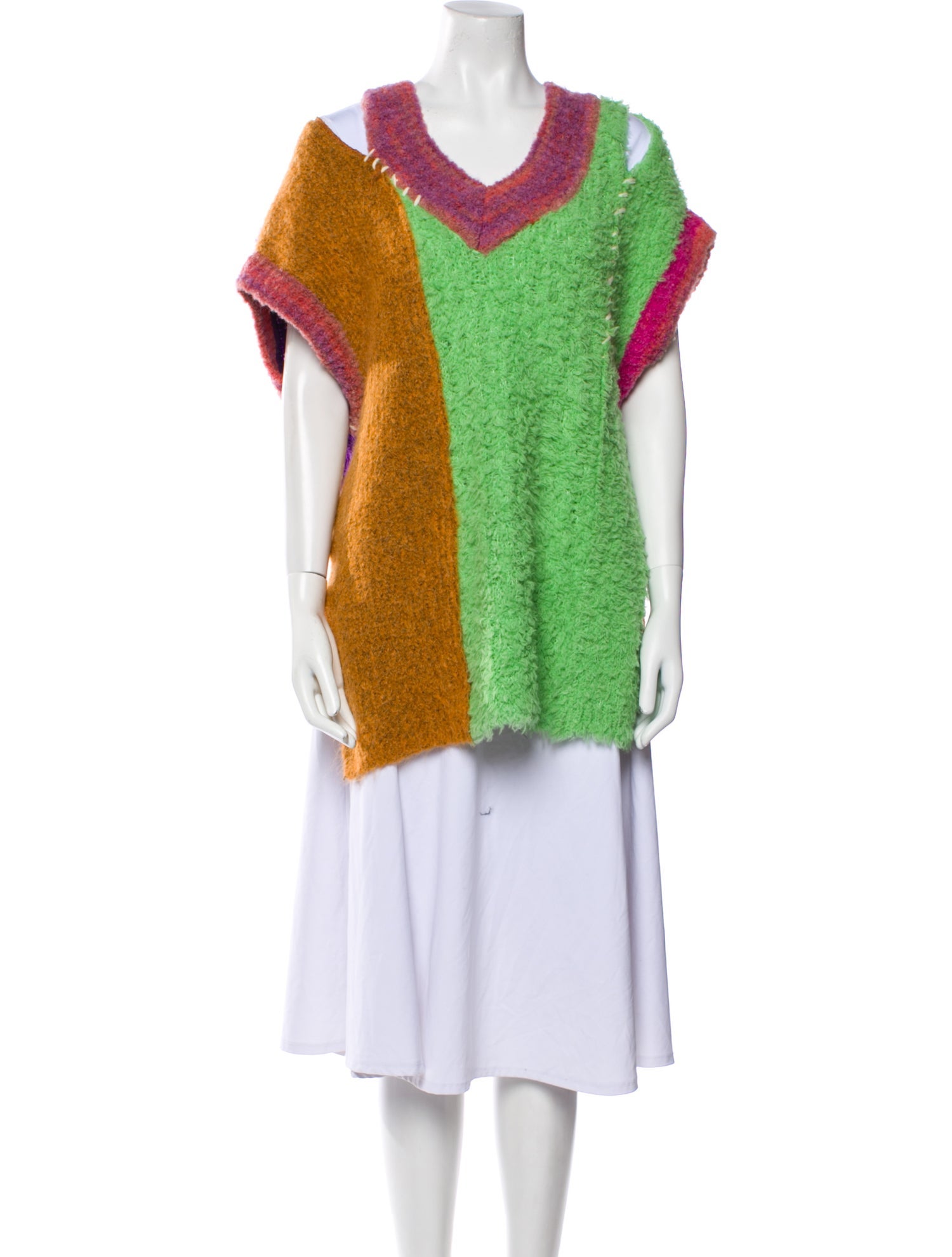 Andersson Bell Wool Colorblock Pattern Sweater
