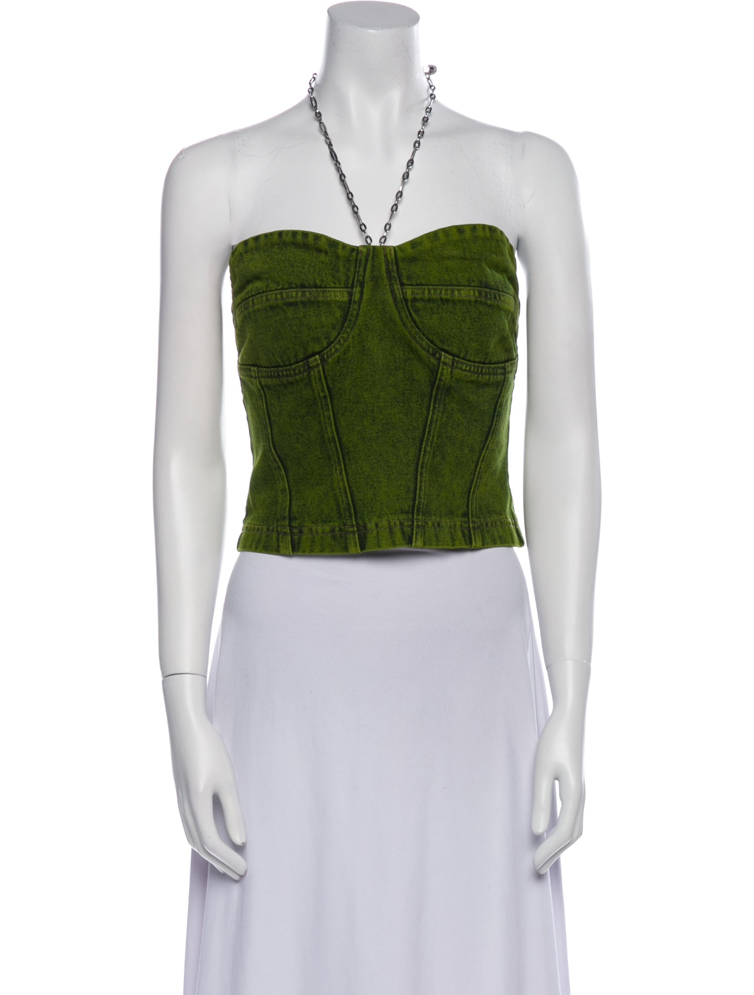 Andersson Bell Halterneck Sleeveless Crop Top w/ Tags