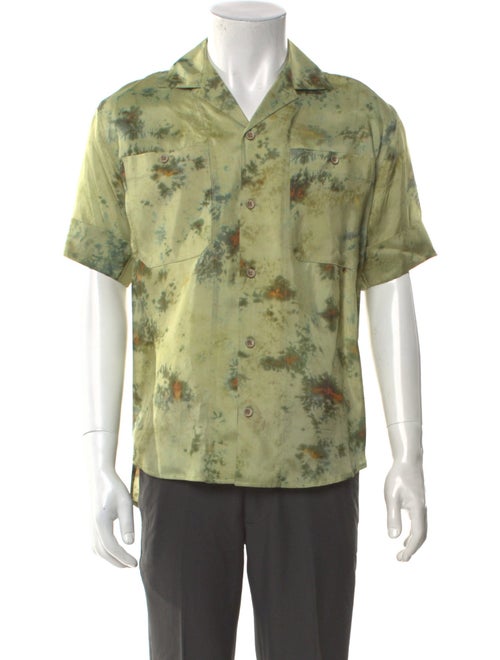 Andersson Bell Tie-Dye Print Short Sleeve Shirt