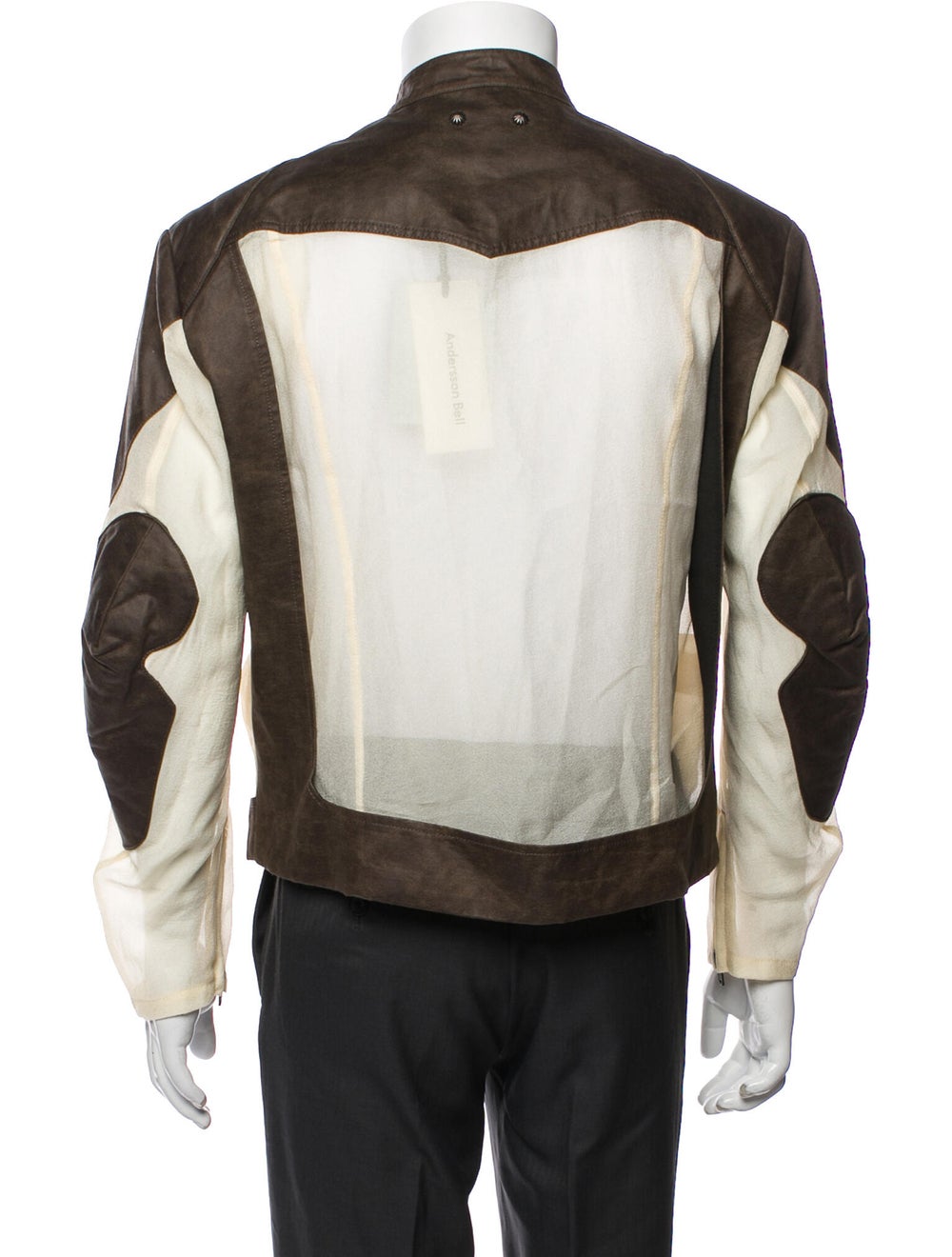 Andersson Bell Moto Jacket Colorblock Pattern - image 3