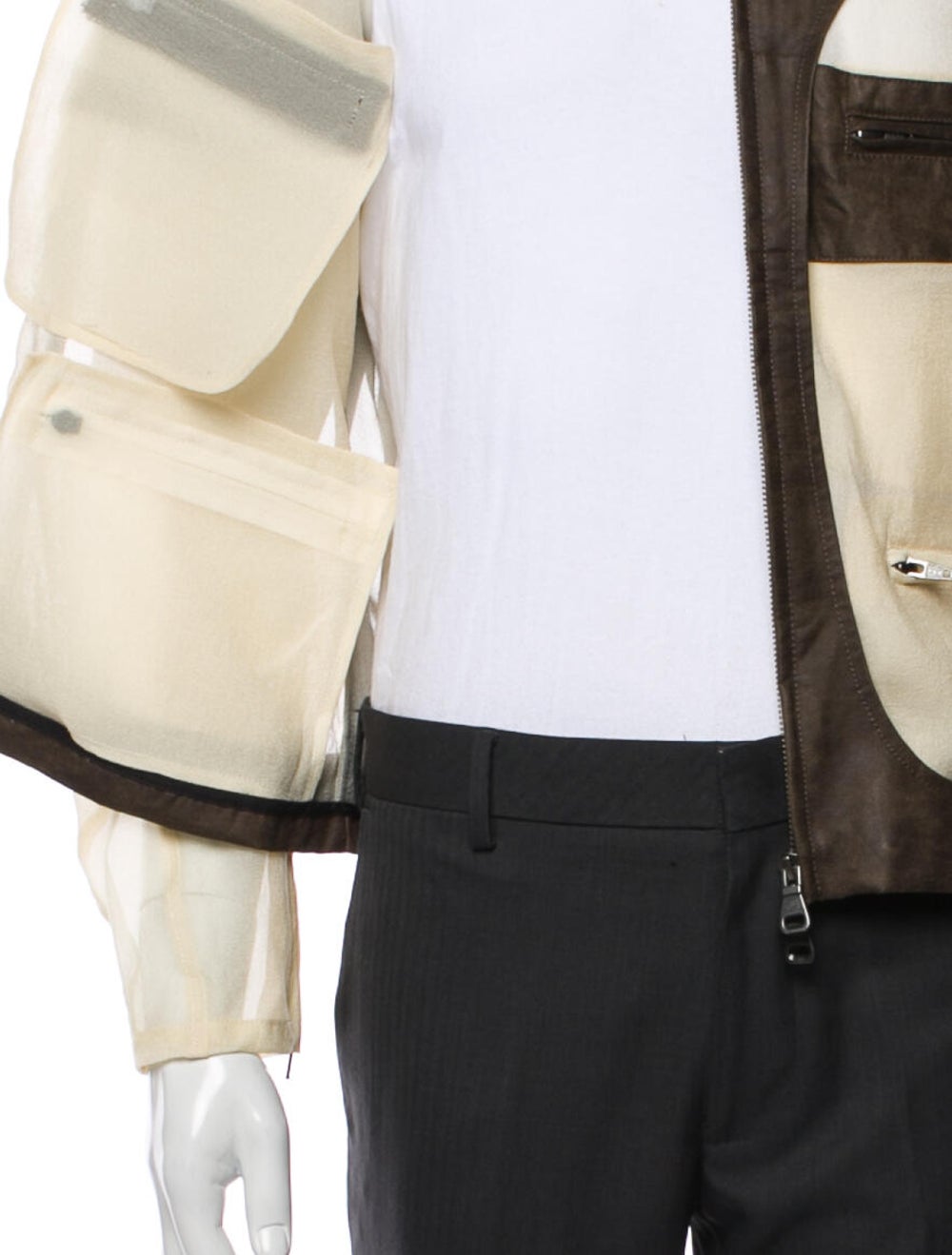 Andersson Bell Moto Jacket Colorblock Pattern - image 4